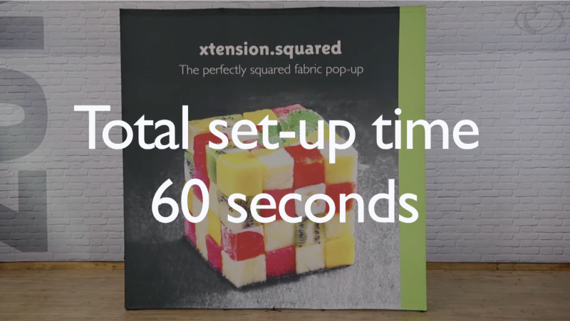 xtension squared total set up time 60 secomds