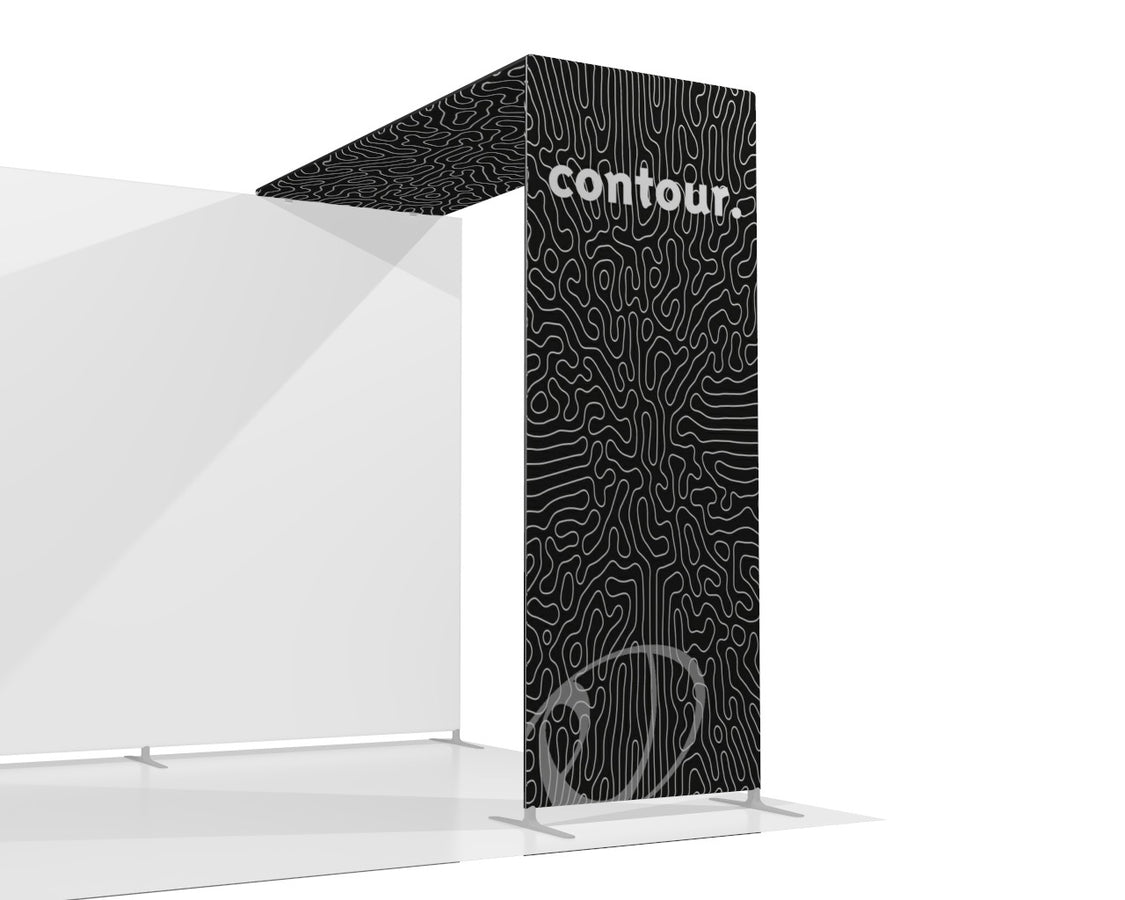 Contoured Viewing Panel Contour Add-On Arch Structure Trade Show Display | EXHIBICO Toronto ...