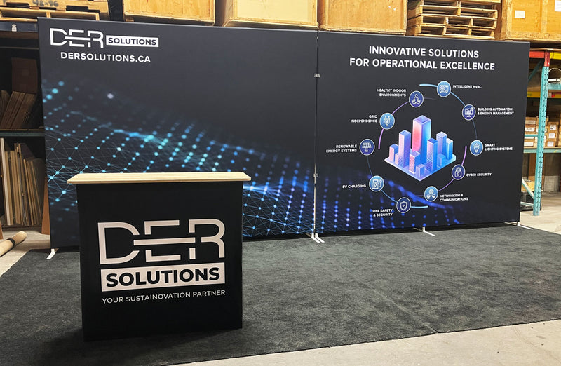 5ft Contour Portable Modular Trade Show Display | EXHIBICO Toronto ...